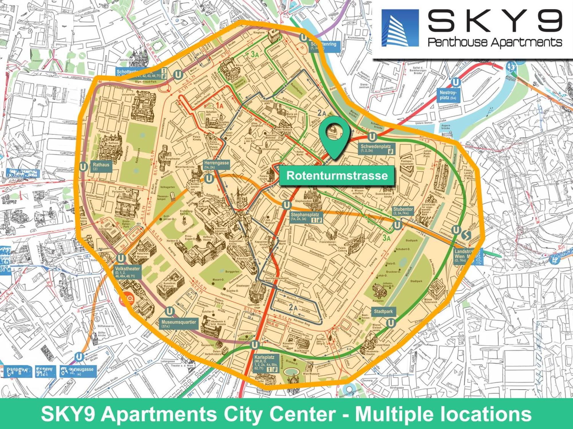 Sky9 Center Apartmán *